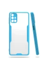 Mey İthalat®  Samsung Galaxy M31S Kılıf Platin Silikon - Mavi