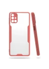 Mey İthalat®  Samsung Galaxy M31S Kılıf Platin Silikon - Pembe