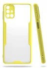 Mey İthalat®  Samsung Galaxy M31S Kılıf Platin Silikon - Sarı