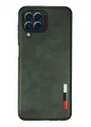 Mey İthalat®  Samsung Galaxy M33 Kılıf Loop Deri Silikon - Yeşil