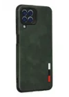Mey İthalat®  Samsung Galaxy M33 Kılıf Loop Deri Silikon - Yeşil