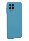 Mey İthalat®  Samsung Galaxy M33 Kılıf Nano içi Kadife Silikon - Mavi