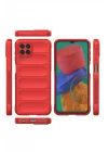 Mey İthalat®  Samsung Galaxy M33 Kılıf Optimum Silikon - Kırmızı