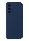 Mey İthalat®  Samsung Galaxy M34 5G Kılıf First Silikon - Lacivert