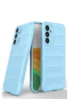 Mey İthalat®  Samsung Galaxy M34 5G Kılıf Optimum Silikon - Sky Blue