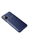 Mey İthalat®  Samsung Galaxy M51 Kılıf Auto Focus Karbon Kapak - Lacivert