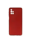 Mey İthalat®  Samsung Galaxy M51 Kılıf First Silikon - Bordo