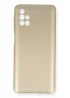 Mey İthalat®  Samsung Galaxy M51 Kılıf First Silikon - Gold