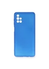 Mey İthalat®  Samsung Galaxy M51 Kılıf First Silikon - Mavi