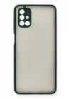 Mey İthalat®  Samsung Galaxy M51 Kılıf Montreal Silikon Kapak - Yeşil