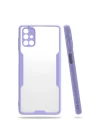 Mey İthalat®  Samsung Galaxy M51 Kılıf Platin Silikon - Lila