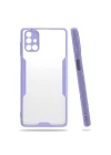 Mey İthalat®  Samsung Galaxy M51 Kılıf Platin Silikon - Lila