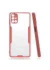 Mey İthalat®  Samsung Galaxy M51 Kılıf Platin Silikon - Pembe