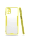 Mey İthalat®  Samsung Galaxy M51 Kılıf Platin Silikon - Sarı
