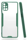 Mey İthalat®  Samsung Galaxy M51 Kılıf Platin Silikon - Yeşil