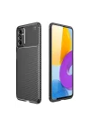 Mey İthalat®  Samsung Galaxy M52 5G Kılıf Auto Focus Karbon Kapak - Siyah