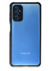 Mey İthalat®  Samsung Galaxy M52 5G Kılıf Miami Şeffaf Silikon - Siyah