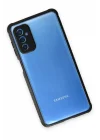 Mey İthalat®  Samsung Galaxy M52 5G Kılıf Miami Şeffaf Silikon - Siyah