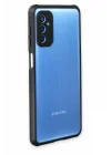 Mey İthalat®  Samsung Galaxy M52 5G Kılıf Miami Şeffaf Silikon - Siyah