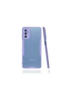 Mey İthalat®  Samsung Galaxy M52 5G Kılıf Platin Silikon - Lila