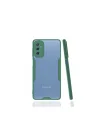 Mey İthalat®  Samsung Galaxy M52 5G Kılıf Platin Silikon - Yeşil