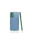 Mey İthalat®  Samsung Galaxy M52 5G Kılıf Platin Silikon - Yeşil