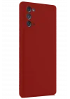 Mey İthalat®  Samsung Galaxy Note 20 Kılıf First Silikon - Bordo