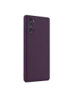 Mey İthalat®  Samsung Galaxy Note 20 Kılıf First Silikon - Mürdüm