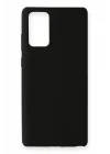 Mey İthalat®  Samsung Galaxy Note 20 Kılıf Nano içi Kadife Silikon - Siyah