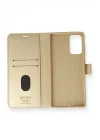 Mey İthalat®  Samsung Galaxy Note 20 Kılıf Trend S Plus Kapaklı Kılıf - Gold