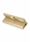 Mey İthalat®  Samsung Galaxy Note 20 Kılıf Trend S Plus Kapaklı Kılıf - Gold