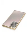 Mey İthalat®  Samsung Galaxy Note 20 Ultra Kılıf  Lensli Silikon - Gold