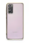 Mey İthalat®  Samsung Galaxy S20 FE Kılıf  Lensli Silikon - Gold
