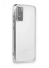 Mey İthalat®  Samsung Galaxy S20 FE Kılıf  Lensli Silikon - Gümüş