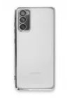 Mey İthalat®  Samsung Galaxy S20 FE Kılıf  Lensli Silikon - Gümüş