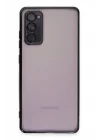 Mey İthalat®  Samsung Galaxy S20 FE Kılıf  Lensli Silikon - Siyah