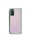 Mey İthalat®  Samsung Galaxy S20 FE Kılıf  Lensli Silikon - Yeşil