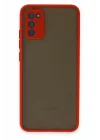 Mey İthalat®  Samsung Galaxy S20 FE Kılıf Montreal Silikon Kapak - Kırmızı