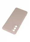 Mey İthalat®  Samsung Galaxy S20 FE Kılıf Nano içi Kadife Silikon - Pudra
