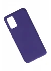 Mey İthalat®  Samsung Galaxy S20 Plus Kılıf Nano içi Kadife Silikon - Mor