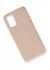 Mey İthalat®  Samsung Galaxy S20 Plus Kılıf Nano içi Kadife Silikon - Pudra