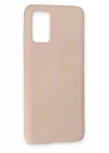 Mey İthalat®  Samsung Galaxy S20 Plus Kılıf Nano içi Kadife Silikon - Pudra