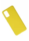 Mey İthalat®  Samsung Galaxy S20 Plus Kılıf Nano içi Kadife Silikon - Sarı