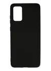 Mey İthalat®  Samsung Galaxy S20 Plus Kılıf Nano içi Kadife Silikon - Siyah