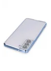 Mey İthalat®  Samsung Galaxy S21 FE Kılıf  Lensli Silikon - Açık Mavi