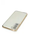 Mey İthalat®  Samsung Galaxy S21 FE Kılıf  Lensli Silikon - Gold