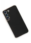 Mey İthalat®  Samsung Galaxy S21 Kılıf Volet Silikon - Siyah