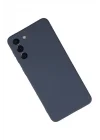 Mey İthalat®  Samsung Galaxy S21 Plus Kılıf Nano içi Kadife Silikon - Gri