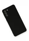 Mey İthalat®  Samsung Galaxy S21 Plus Kılıf Nano içi Kadife Silikon - Siyah