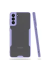 Mey İthalat®  Samsung Galaxy S21 Plus Kılıf Platin Silikon - Lila
